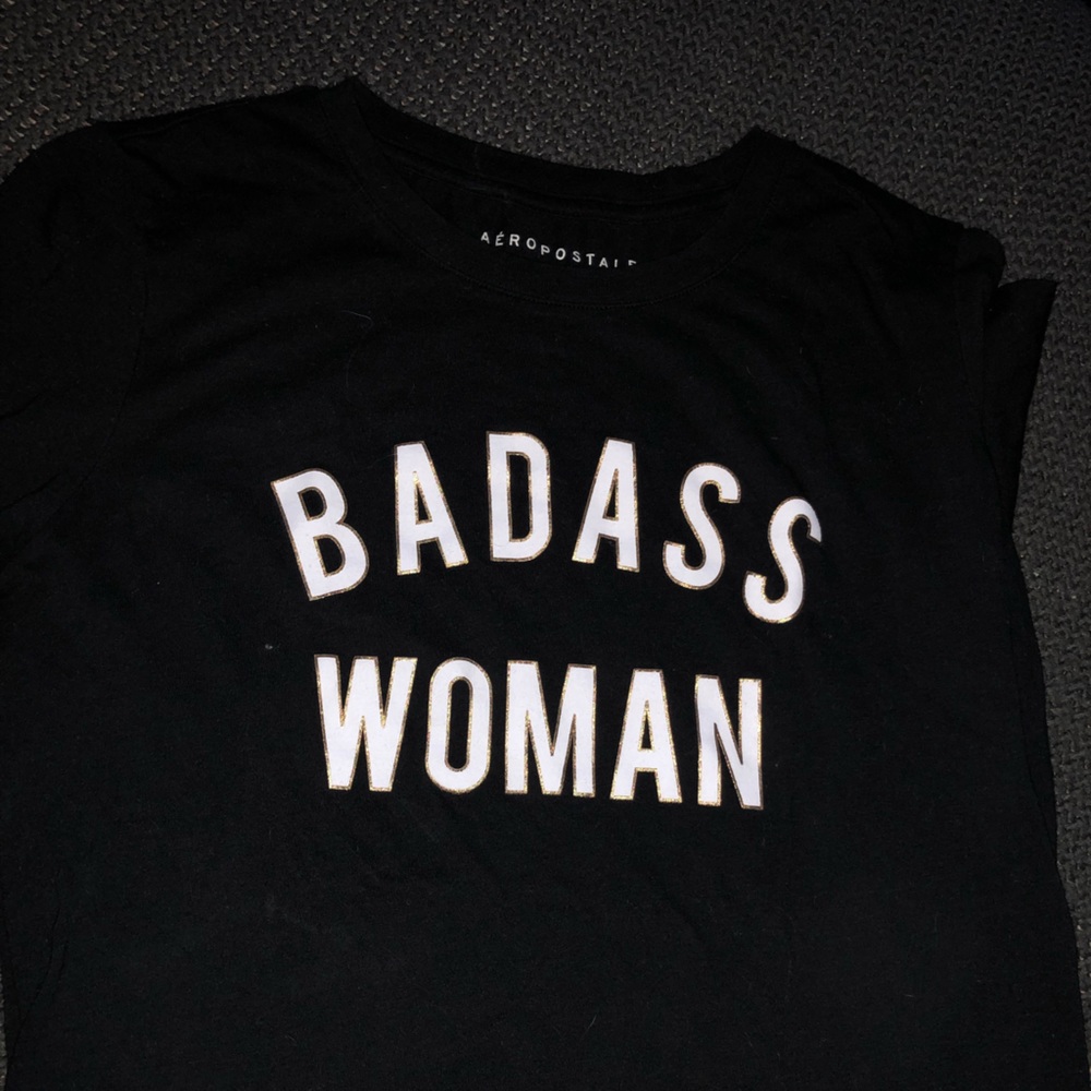 black tee
